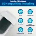 GE MWF Refrigerator Water Filter, Genuine Replacement Filter, Certified to Reduce Lead, Sulfur, and 50+ Other Impurities, Replace Every 6 Months for Best Results, Pack of 1