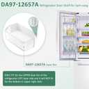 DA97-12657A (not DA97-12650A) Rf260beaesr Door Bin (Left Side) Compatible for Sam. sung Refrigerator RF261BEAESP RF260BEAESR RF261BEAESR,Replaces AP5621270 2813223 PS417666-MIFLUS