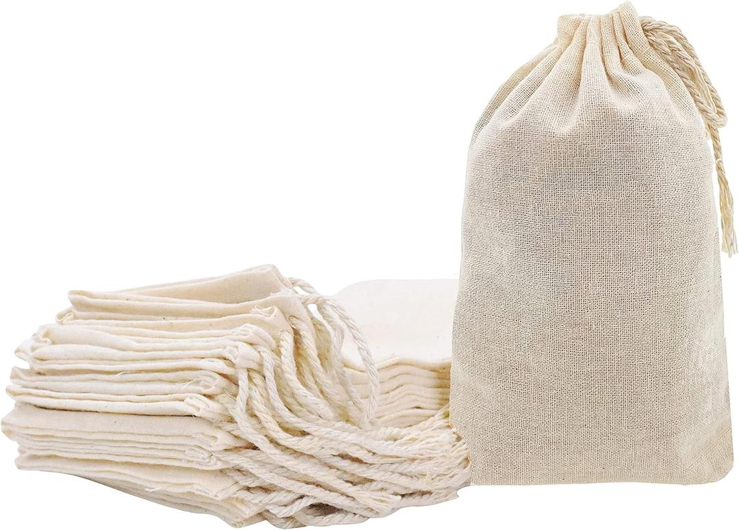 Pack Cotton Muslin  Bags 19x20 6 pack