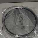 Pizza Pan - 14 Inch Nonstick Pizza Pan for Oven with Widen Handles for Cooking, Baking, and Grilling - Durable, Even Heating, Long-Lasting Kitchen Cookware (1, Black)