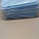 Plastic Serving Trays, 12 Pack Cafeteria Trays Plastic Fast Food Tray for DIY Projects, Painting, Beads, Organizing Supply, 9.4 X 6.7 X 0.6 Inches (Light Blue)