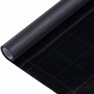 VELIMAX Static Cling Total Blackout Window Film Privacy Room Darkening Window Tint Black Window Cover 100% Light Blocking No Glue, 30"W