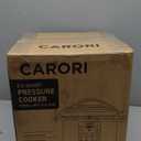 12-in-1 Electric Pressure Cooker 8 Quart, 1200W olla de presion Multi-Cooker with Stainless Steel Pot, Slow Rice Cooker, Saute, Steamer, Yogurt & Food Warmer, Delay Timer, Black