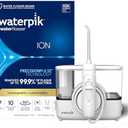 Waterpik ION Professional Water Flosser, Rechargeable and Portable for Teeth, Gums, Braces, 10 Settings, 7 Flossing Tips For Multiple Users And Needs, ADA Accepted, WF-12 White,