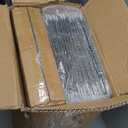 AGASY Shoe Rack, 24 Tiers Shoe Storage Cabinet 48 Pair Plastic Shoe Shelves Organizer for Closet Hallway Bedroom Entryway (Black Transparent, 8 Cubes)