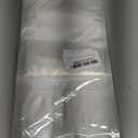 Kingrol 100 Ct 7 x 10.25 Inch Clear Stand Up Food Pouch Bags with Resealable Lock Seal Zipper, Heat Sealable Packaging Bags for Food Storage