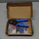Ferrule Crimping Tool Kit, LUNEY Crimper Plier with 1250PCS Wire Ferrules Kit Wire End Terminals, Self-adjustable Ratchet Tool Set for AWG 23-7 Cable connectors, 0.25-10mm