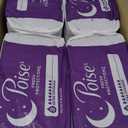 Poise Overnight Incontinence & Postpartum Pads for Bladder Leaks, 8 Drop Extra Coverage, 96 Count, Packaging May Vary