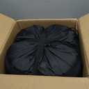 OLIXIS Double Sleeping Bag for Adults with Pillow, Queen 2 Person Sleep Bag, Inky Black