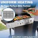 SafBbcue 16 15/16" Cooking Grates for Charbroil 463344015 463344116 463343015 463371116 463370015 466642616 463251713 463340516 463371719 463250509 463370719, Cast Cooking Grids for G467-0002-W1