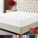 Utopia Bedding Twin Fitted Sheet - Bottom Sheet - Deep Pocket - Soft Microfiber - Shrinkage and Fade Resistant - Easy Care -1 Fitted Sheet Only (White)