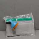 Protein Powder Travel Container Set, Reusable Protein Powder Container To Go, 28Pcs Single Dose Bags & 4Pcs Large Zip Bags, with Funnel, Spoon,Stirring Ball