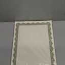 Parchment Paper Certificates, 8.5 x 11, Optima Green with White Border, 25/Pack