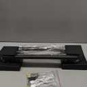 Battery Operated Wall Sconces Set of 2,  12000mAh Rotatable Picture Lights with Remote Control, Dimmable 3000-6500K LED Rechargeable Wall Lights for Living Room Bedroom Mirror, 28.3In (Black)