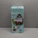 Bright Starts Disney Mickey Mouse Pop 'N Sit Portable Booster, Indoor/Outdoor Use, Floor Seat with Feeding Tray, Blue, 6 Mos - 3 Yrs (J. Aqua/ Stripe)