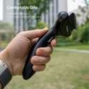 Taomypets Self Cleaning Grooming Rake Brush for Shedding Gently Removes Loose Undercoat Mats Tangled Deshedding Grooming Tool for Dogs Cats Extra Wide (Black)