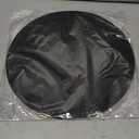 50 Pieces Black Paper Place Mats Black Round Disposable Table Mats Decorative Placemats for Wedding Bridal Shower Black Birthday Party Dining Decor
