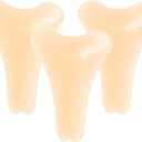 3 Pack Camel Cover Women's Seamless Silicone Underwear Liners, Anti-Chafing Invisible Pads for Leggings, Large