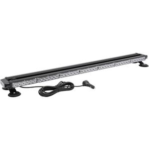 43" 90 LED Strobe Flash Light Bar Amber Emergency Strobe Light 7 Lighting Modes for Trucks Snow Plows Construction Vehicles Security Cars, Roof Top Strobe Beacon Lightbar with Controlle