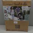 Lightweight Travel Stroller for Baby & Toddlers - Easy Fold & Compact Stroller with Canopy, Storage Basket, Multi-Position Recline & Convenient One-Hand Fold (Grey)