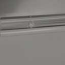 Cordless Room Darkening Mini Blind - 34 Inch Width, 64 Inch Length, 1" Slat Size - Gray - Cordless GII Deluxe Sundown Horizontal Windows Blinds for Interior by Achim Home Decor