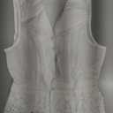 WEWOREWHAT Women's Button Up (White, Size 2)