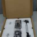 Amazon Basics Digital Postal Scale with Tare Function, Heavy Duty, Aluminium Platform, 440 lb Capacity, Digital Shipping, Portable, Black