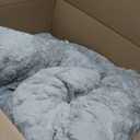 Best Friends by Sheri The Original Calming Donut Dog Bed for Extra-Large Dogs up to 150 lbs, Lux Faux Fur, Gray, 45" x 45"