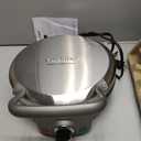 Cuisinart Belgian Waffle Maker, Round Waffle Iron, 6 Setting Adjustable Browning, Audible Alert, Nonstick Plates, WAF-200NAS