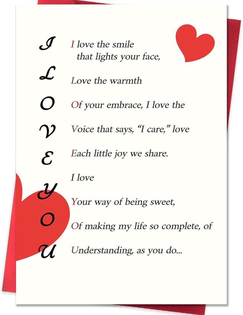 3 x Valentines Day Card,Valentines Day Cards Gifts for Him Her,Valentines Day Card for Husband Wife Boyfriend Girlfriend Men Women Fiance Fiancee