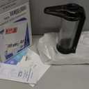 Secura 17oz Automatic Liquid Soap Dispenser, Touchless Battery Operated Hand Soap Dispenser with Adjustable Soap Dispensing Volume Control Dial, Personal Care Dispenser (Dark Gunmetal) (500ml)