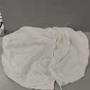 Fashionable Christmas Tree Skirt in Stylish Designs Portable Accessory for Christmas Holiday Decoratin Daily Use (Milky White)