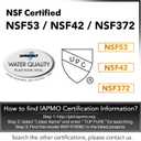 ICEPURE PLUS ADQ747935 NSF 53&42 Certified Replacement for LG LT1000P MDJ64844601, Kenmore Elite 9980, LT1000PC ADQ74793501 LT1000 RWF4700A RWF4700AB Refrigerator Water and LT120F Air Filter,2Combo