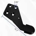 HLK2733R Hood Guide Poly Fit for International Trucks Replace 3810979C1 3810979C2 3810979C3, Right Passenger Side Hood Guide Poly