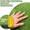 GLOBREEN Fake Grass Pee Pads for Dogs Potty Training, 2 PCS Replacement 2FT X 6FT Artificial Turf Outdoor Rugs for Pets Patio Balcony, with Drainage Hole