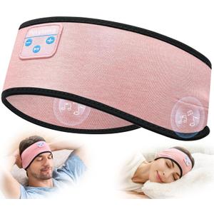 Sleep Headphones Bluetooth 5.4 Headband, Wireless Earphones Music Sleep Earbuds Sleeping Eye Mask with HD Stereo Speakers for Workouts Insomnia Yoga Air Travel Meditation, Ideal Gifts for Women Men