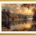 Art Shoppe Framed Print Wall Art, Vintage Wall Dcor for Living Room, Bedroom, Office, High-Resolution Image on Premium Art Paper, 3/4" Frame with Plexiglass Front, Ready to Hang, 17"x21"