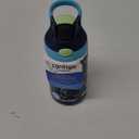 Contigo AutoSpout Kids Water Bottle with Pop up-Straw, 14oz, BPA-Free Plastic, Blueberry & Bluberry Nightfall, Great for Home and School