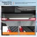 powoq Interior Door Sill Protector Compatible with 2022-2026 Nissan Pathfinder Door Sill Guard TPE Car Threshold Protector Entry Guard Replacement for 2022-2026 Nissan Pathfinder Accessories