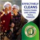 Polident Smokers Antibacterial Dental Appliance Cleanser Tablets, 90 Count