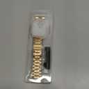 MioHHR Solid Stainless Steel Band Compatible with Apple Watch 46mm (Series 11 10), Metal Strap with Soft TPU Case for iWatch Series 11/10 46mm Women and Men, Gold