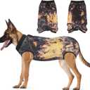 Jiupety Dog Surgical Recovery Suit Adjustable, Not Fit Slim and Long Body, Dogs Suit for Surgery Recovery, Substitute E-Collar, XL Size, Anti-Licking Surgical Dog Onesies, Tie-dye
