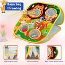 Animal Bean Bag Toss Game Toy Outdoor Toss Game, Family Party Party Supplies for Kids, Gift for Boys Birthday or Christmas for Toddlers Ages 3 4 5 6 Year Old