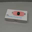 iDOO Portable Heating Pad for Period Cramps, FSA Eligible Item, Valentines Gifts for Her Women Girlfriend Mom Wife, Back Belly Heat Pad for Menstrual Pain Relief, with 3 Heat Levels 3 Massage