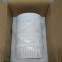 4 Pack Ramekins 12 Oz Oven Safe, Creme Brulee Set, Porcelain Souffle Dish for Baking, Soup Bowls for French Onion Soup White