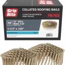 Grip Rite GRCR4DGAL 1-1/2" by 15 Galvanized Coil Roofing Nail (7, 200per Box)