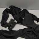 Momcozy Adjustable Buckle Baby Wrap Carrier Cooling Air-Mesh, Easy to Wear Baby Carrier Sling, Baby Carriers Newborn to Toddler 8-35lbs, Suit for Waist 30-47inch, Regular Black