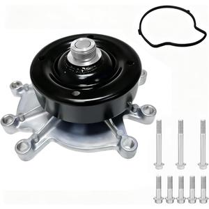 Water Pump AW7163 with Gasket & Mounting Bolts for Jeep Liberty, Grand Cherokee, Dodge Dakota, Ram 1500, Chrysler Aspen 3.7L V6, 4.7L V8 Engine OE Replacement, High Performance, Durable