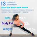 Etekcity Smart Scale for Body Weight and Fat Percentage, Digital Bathroom Accurate Weighing Machine for People's BMI Muscle, Bluetooth Electronic Body Composition Monitor Syncs with App, 400lb