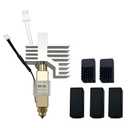 0.4MM Ceramic Hotend for Centauri Carbon Print Head Extruder Kit Hot End Heat Sink Hardened Steel Brass Nozzles with Extra 2PK Silicone Cover and 2PK Nozzle Brushes for Elegoo Centauri